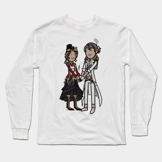 Paranormal Detective & Lockheart Cartoon 3 Long Sleeve T-Shirt by gagimas